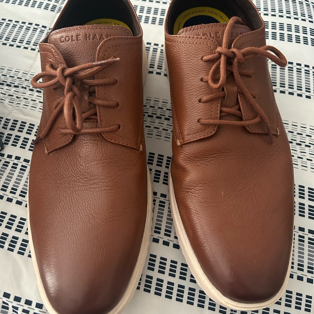 Cole Haan Men's Brown Leather Shoes - Worn Once for special occasion. Like New!